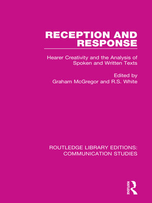 cover image of Reception and Response